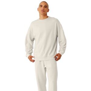 ALO Yoga Chill Crew Pullover Sweatshirt Oversized XL in the color‎ beige mens